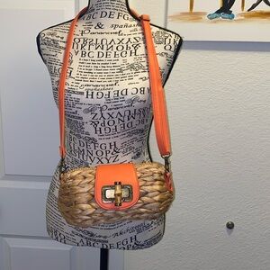 Sun and Sand Accessories mini crossbody basket weave bag